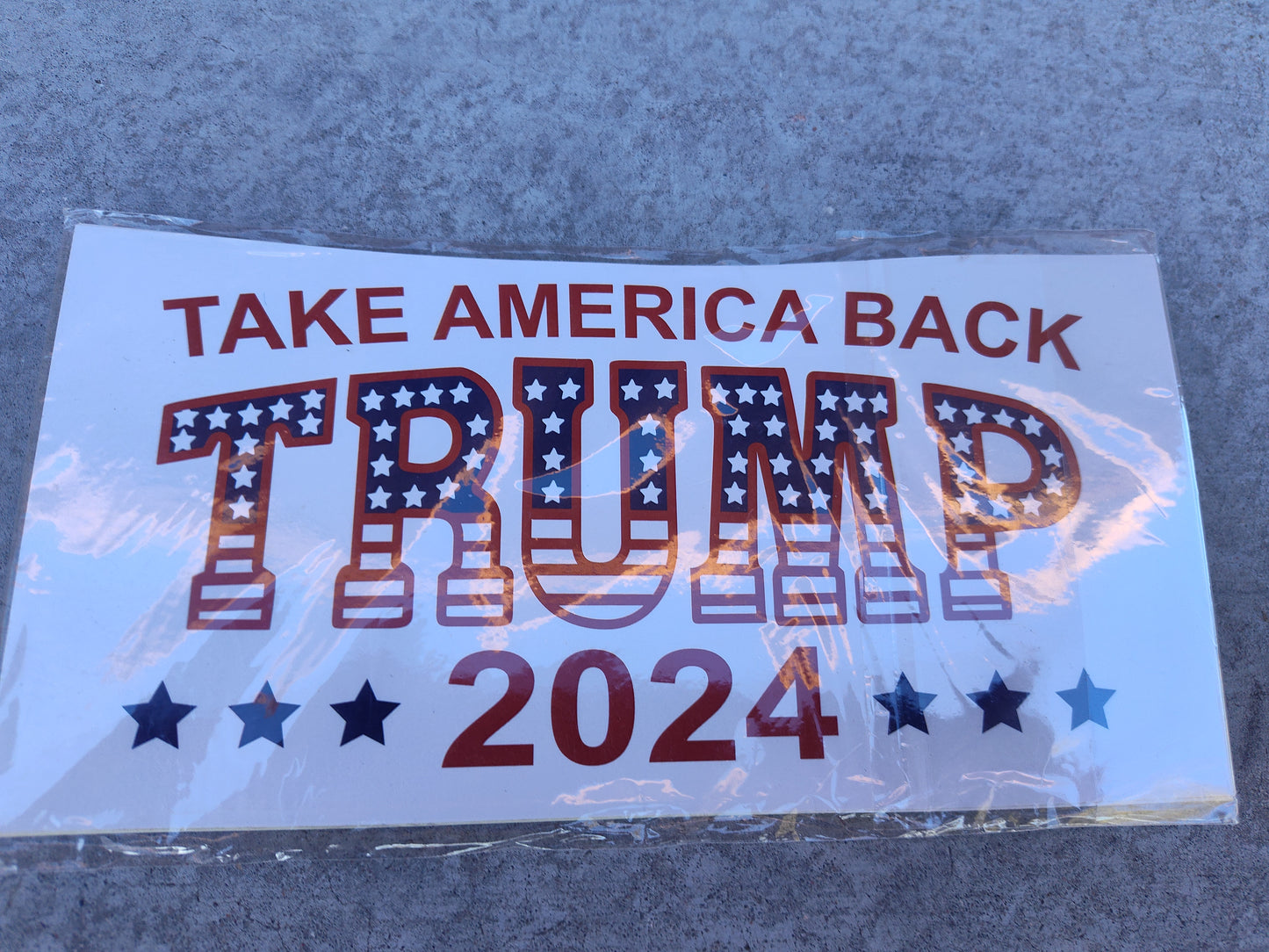 Take America Back Sticker