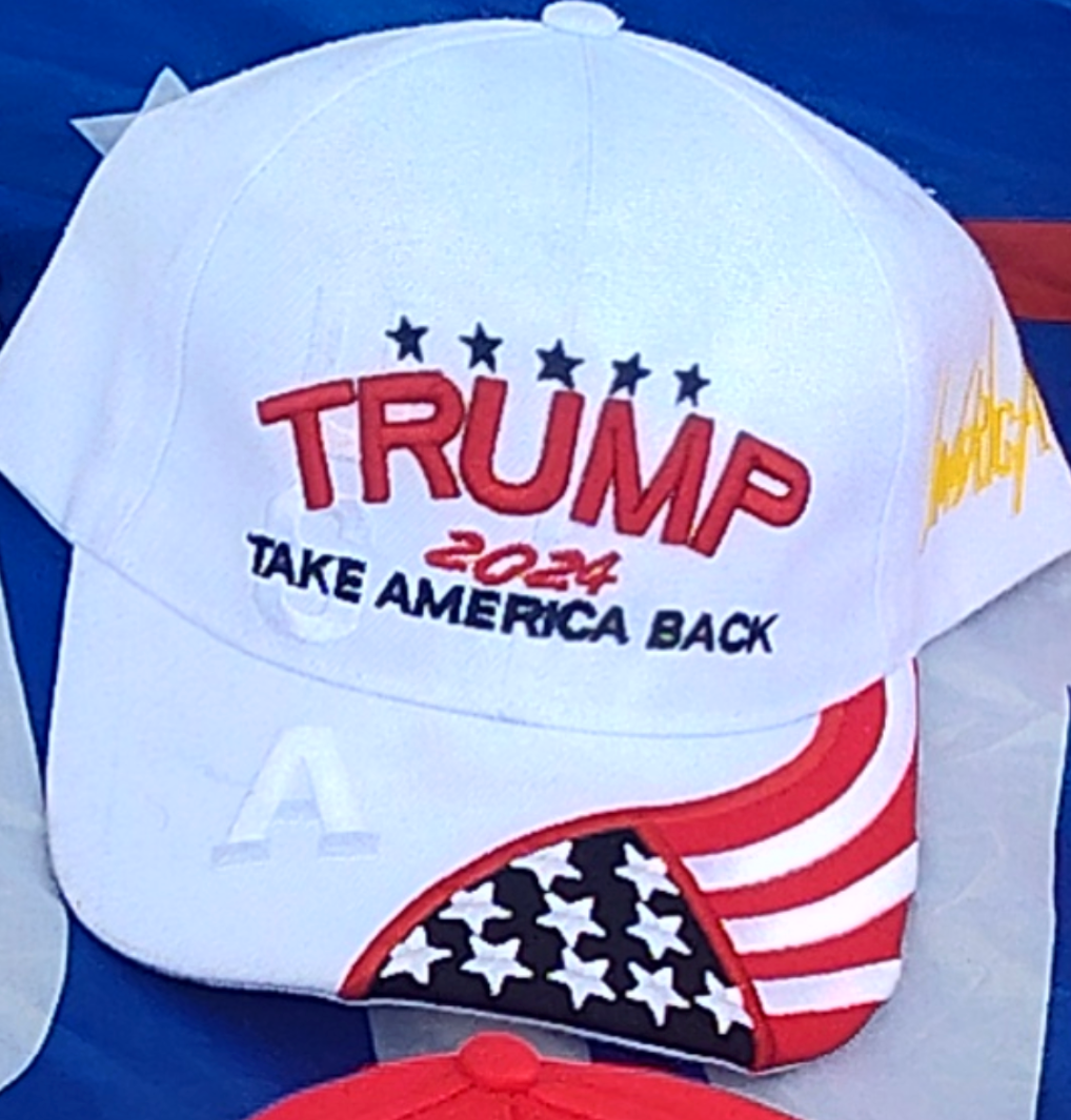 White USA MAGA Hat