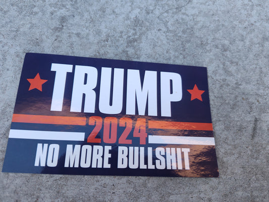 No More BS Sticker