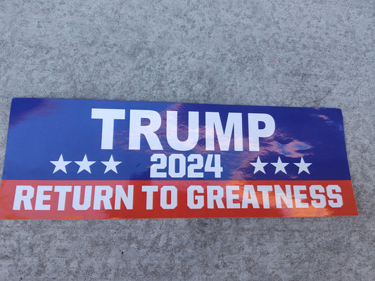 Return to Greatness Sticker